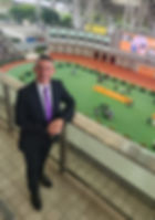 Man overlooking RunChina.Run event at Olympian City stadium